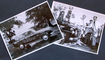 Goliath Mobilgas Economy Run Australia 1955 two Factoryphotos (10426)